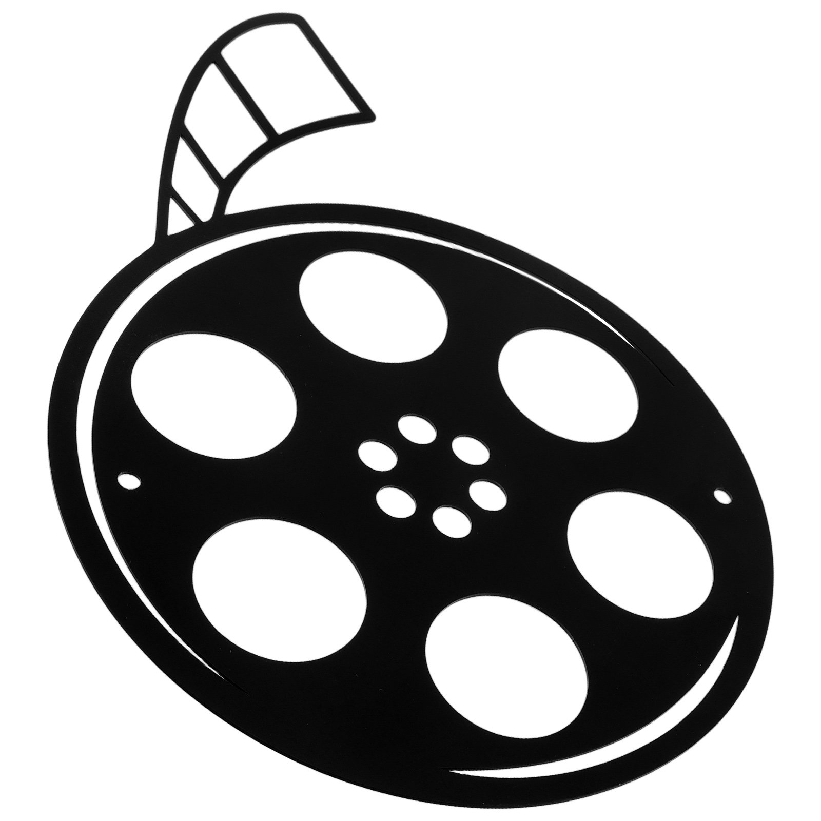 Home Cinema Night - Filmrollen-Wanddekoration aus Metall, Retro-Kino-Dekoration, Vintage-Kino-Thema für
