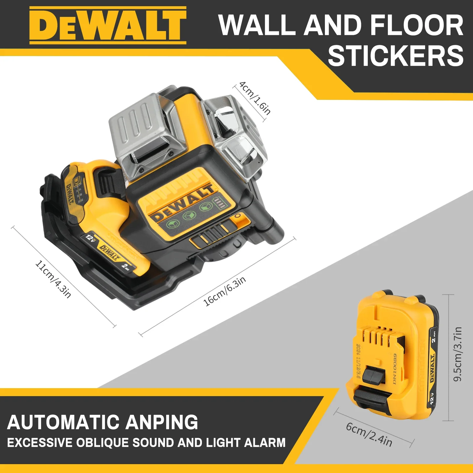 Home Cinema Imax - DEWALT DW089LG 12V MAX Grüner 3x360