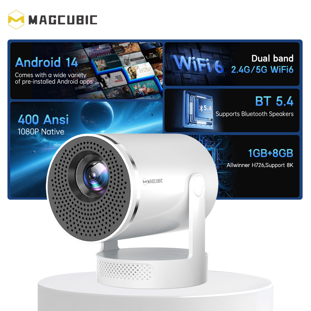 Magcubic Android 14 Native 108 – Home Cinema Night Bewertung und Preis