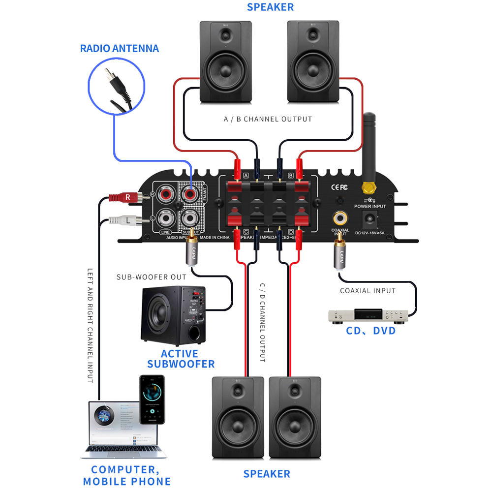 LEPY LP-269PRO 4.1-Kanal-Verst – Home Cinema Marantz Bewertung und Preis