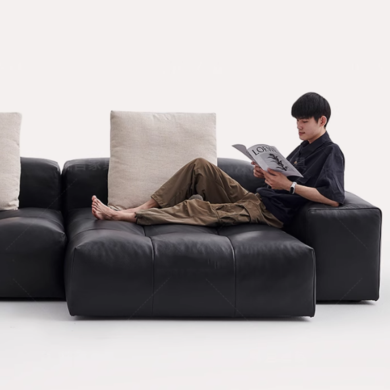 Nordic Leder Komprimiertes Sof – Home Cinema Room Design Bewertung und Preis