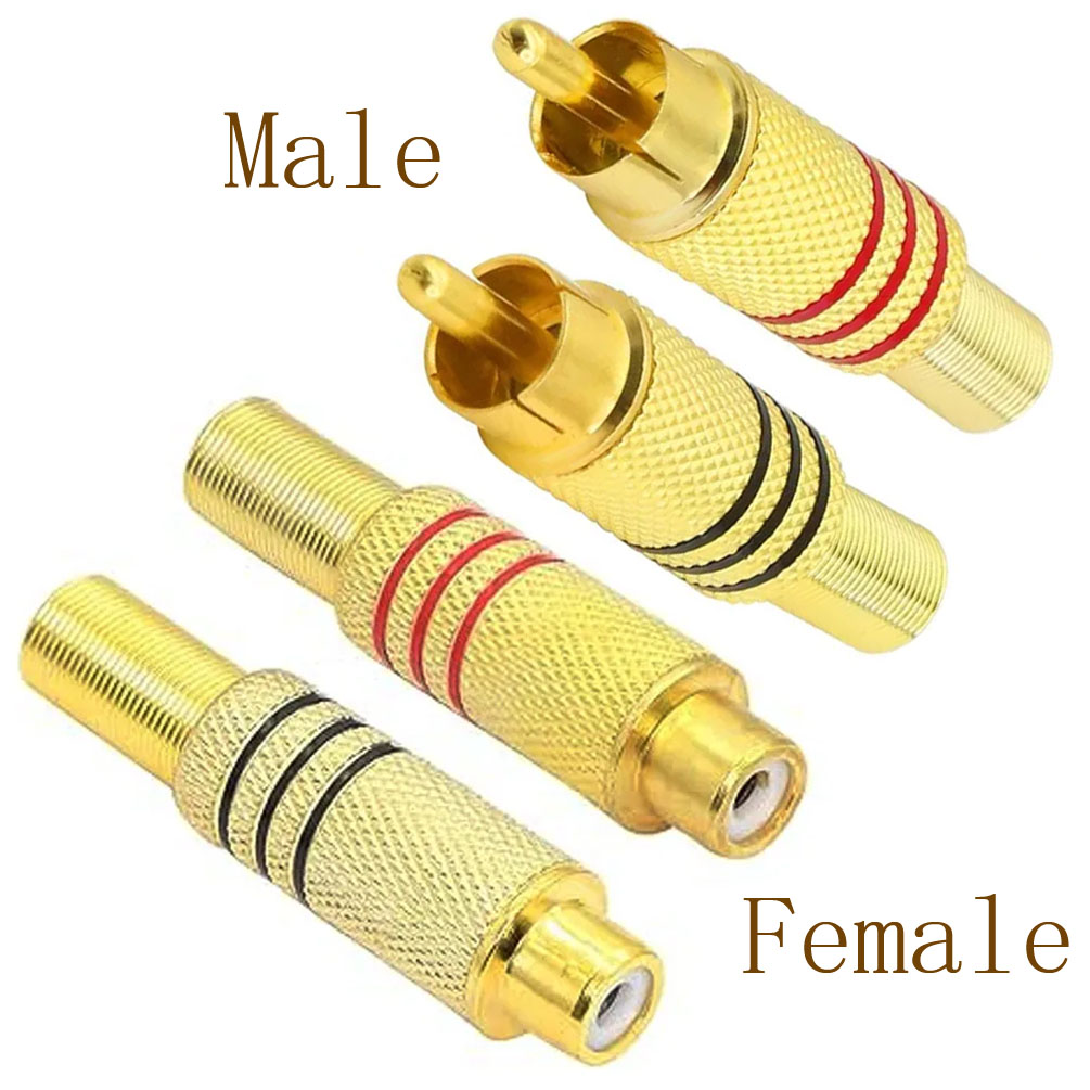 4 Stück RCA-Stecker Vergoldet  – Home Cinema Marantz Bewertung und Preis