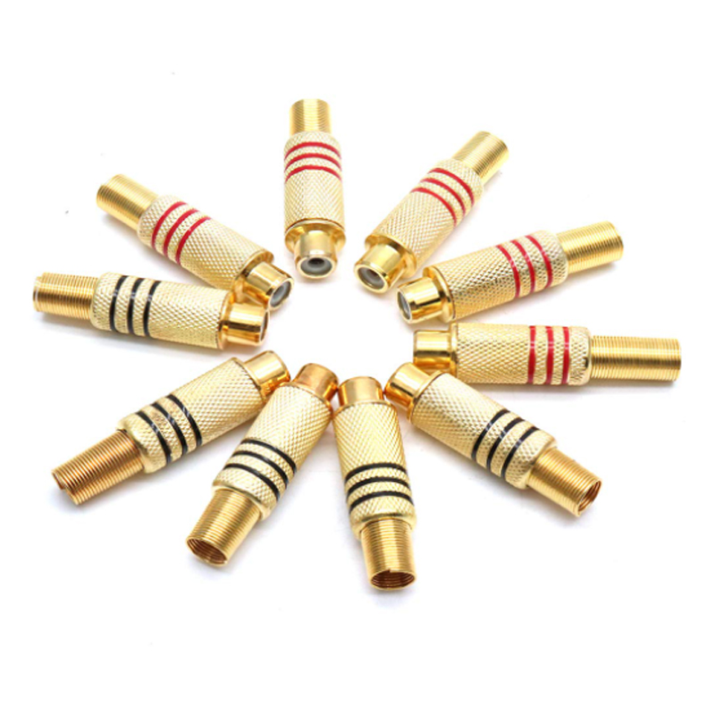4 Stück RCA-Stecker Vergoldet  – Home Cinema Marantz Bewertung und Preis